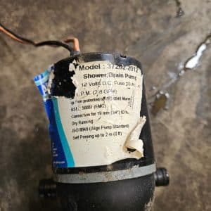 Pompe de vidange de douche 12V