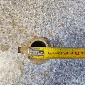 Entrée inox remplissage carburant