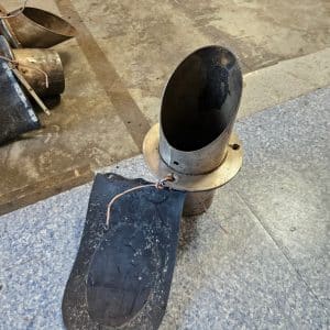 Passe-coque inox 10cm