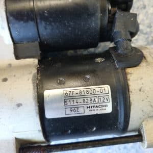 Démarreur Yamaha S114-828 pour moteurs F80 et F100 carburateur