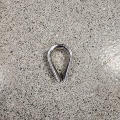 Cosse-coeur inox 3cm