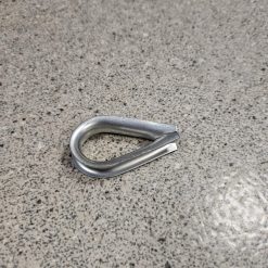 Cosse-coeur inox 6cm