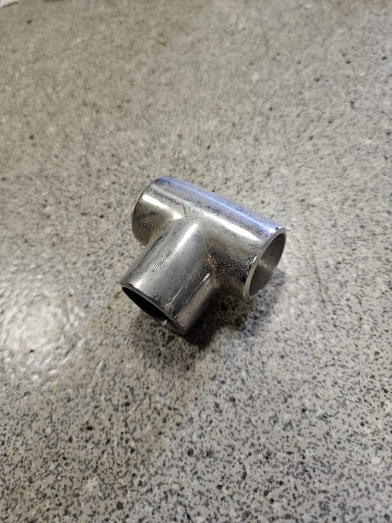 Raccord inox en T 3cm