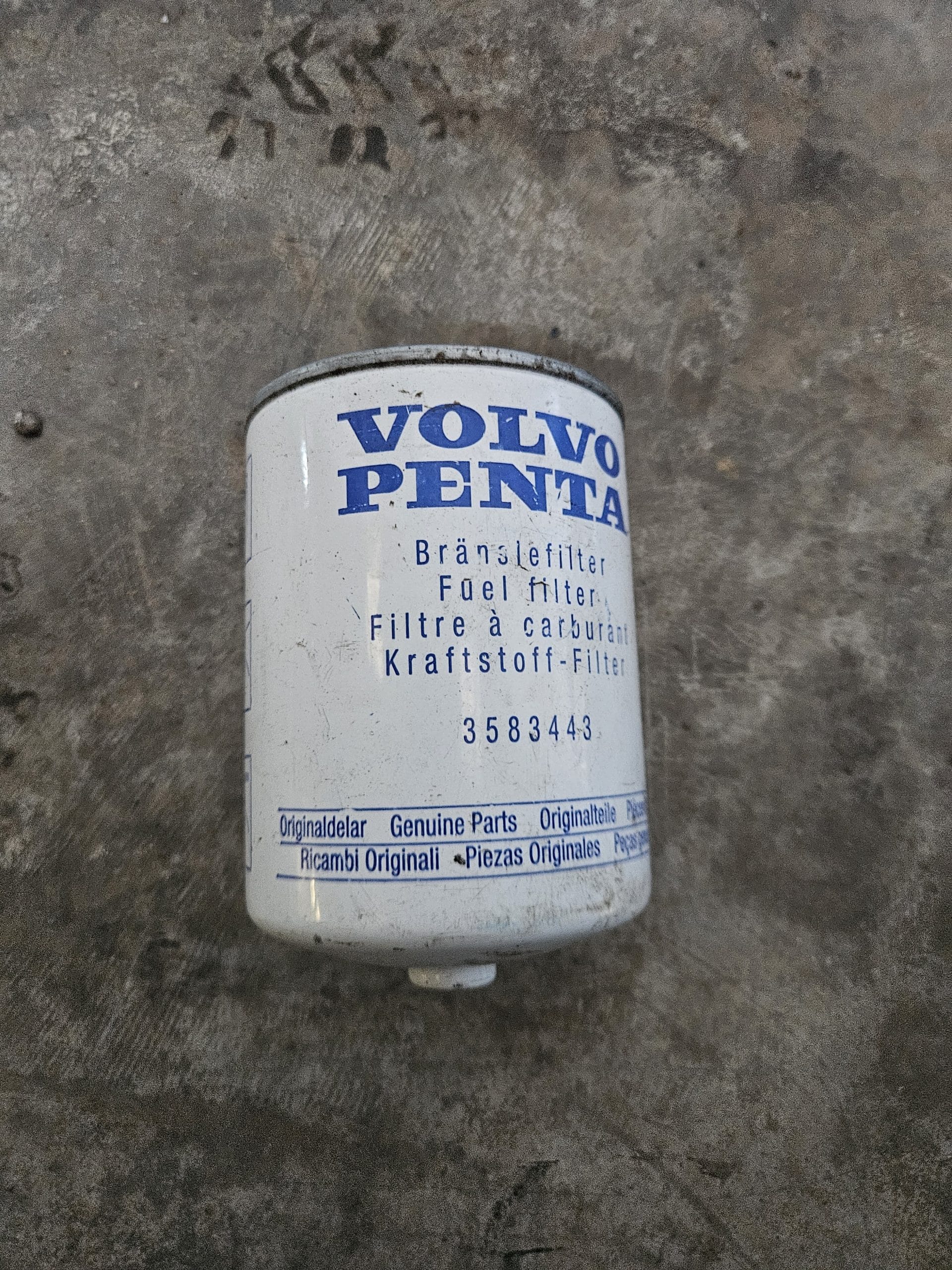 Filtre carburant 3583443 Volvo Penta