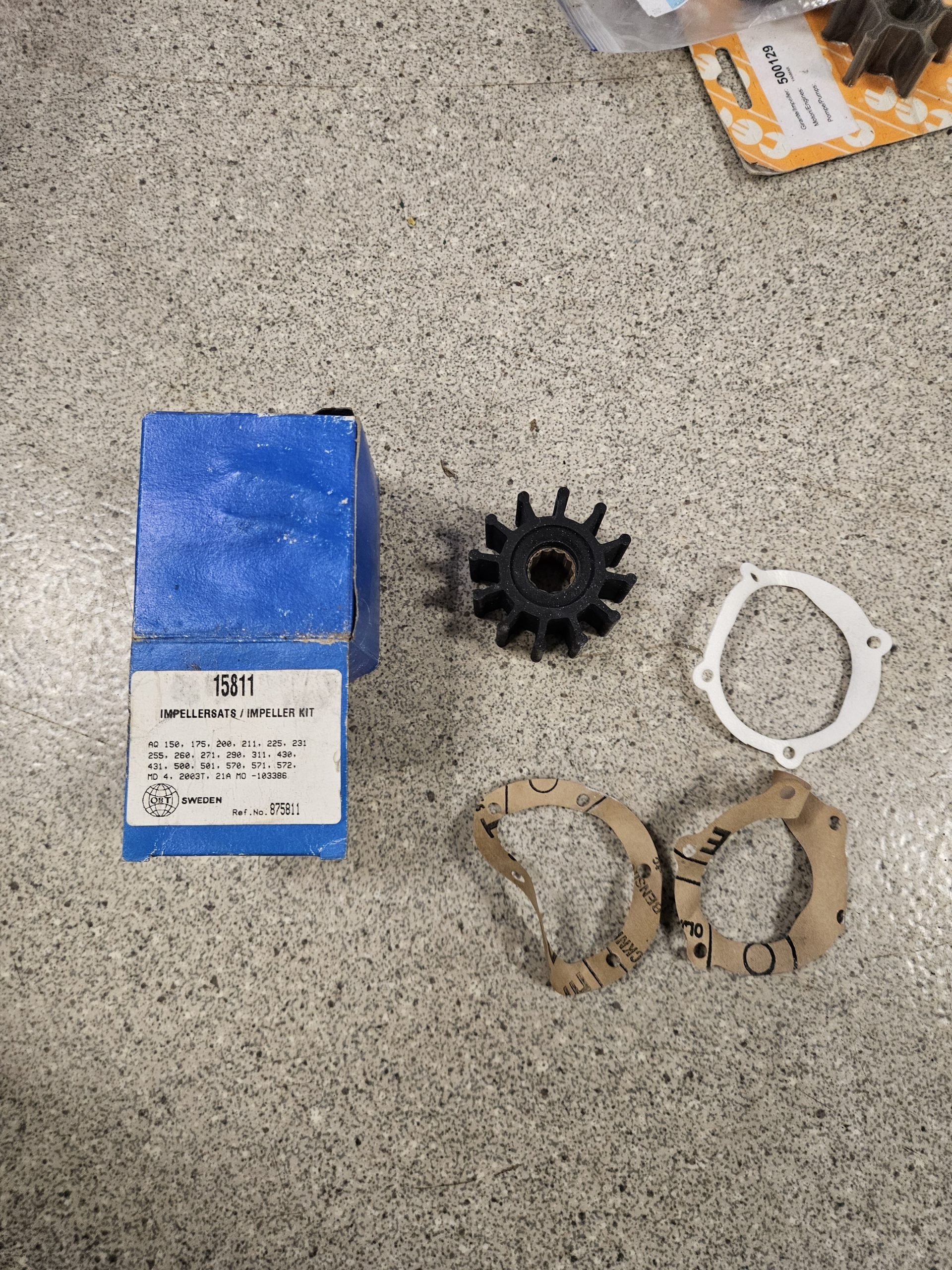 Kit turbine 875811 volvo penta