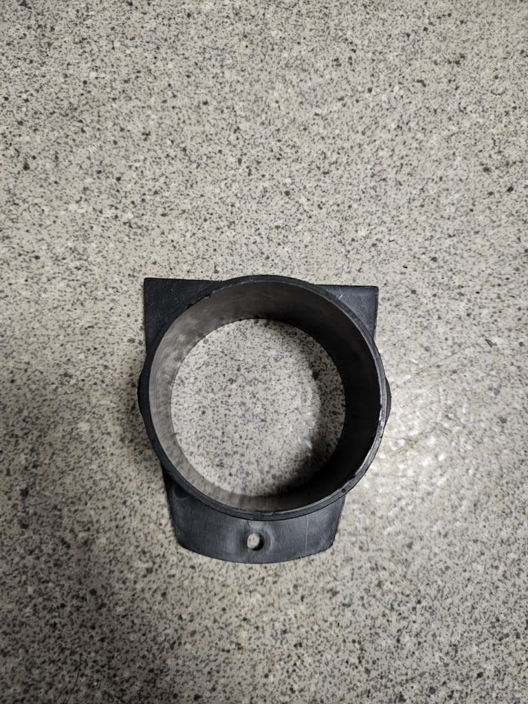 Raccord plastique 75mm diamètre