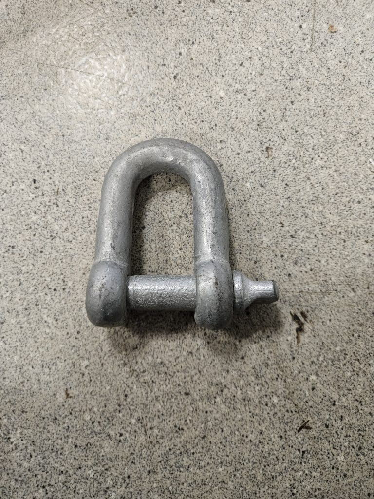Manille inox 45mm diametre