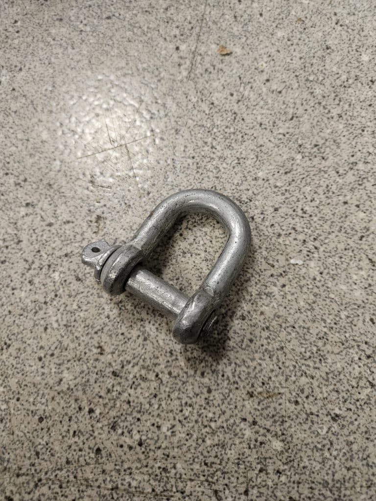 Manille inox 22mm diametre