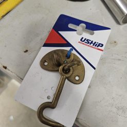 Crochet en laiton poli USHIP 22191