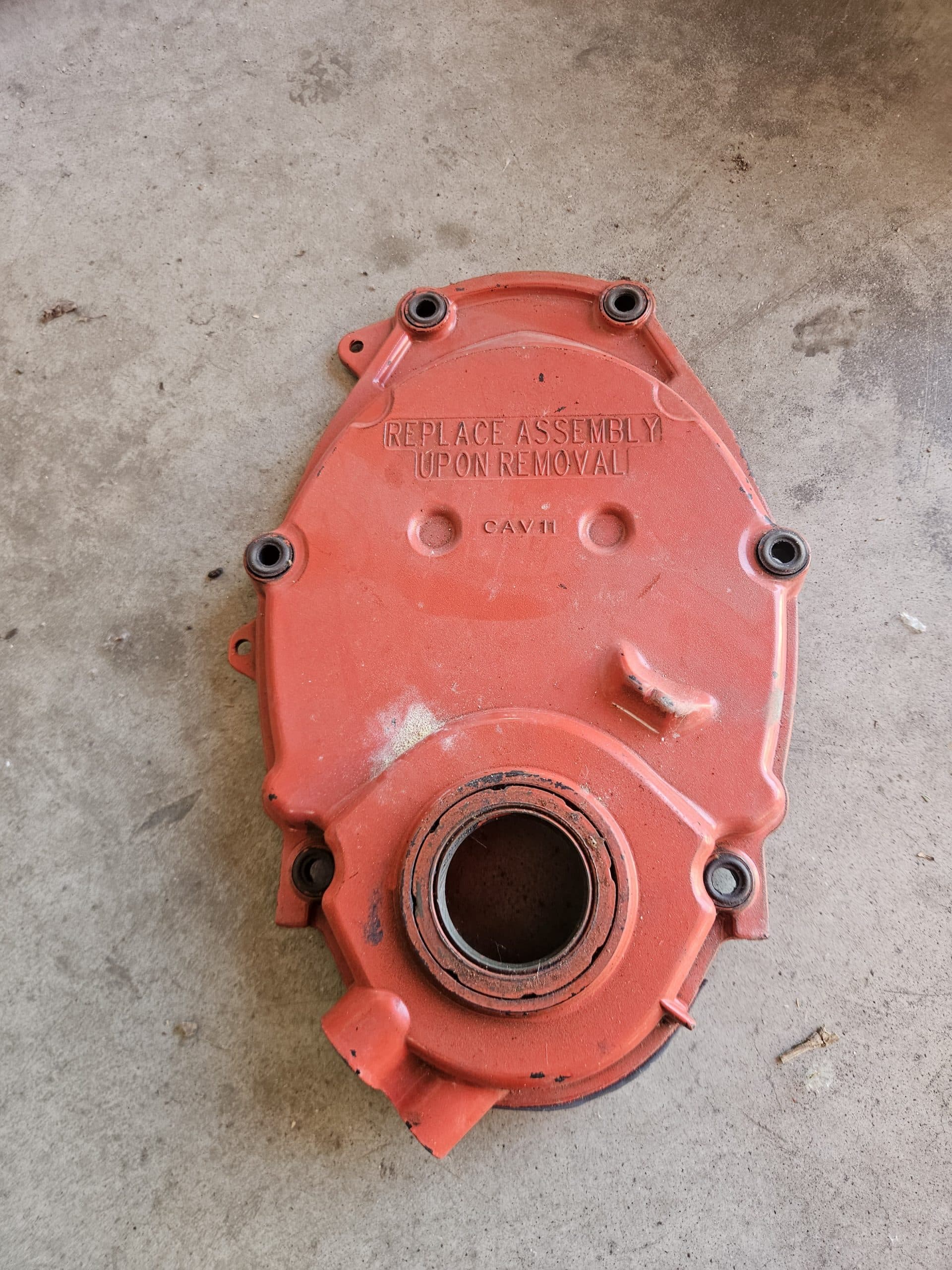Couvercle avant de moteur GM 93445880