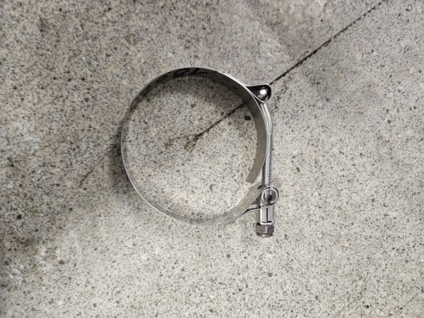 Collier de serrage inox T-Bolt (ou bande large)