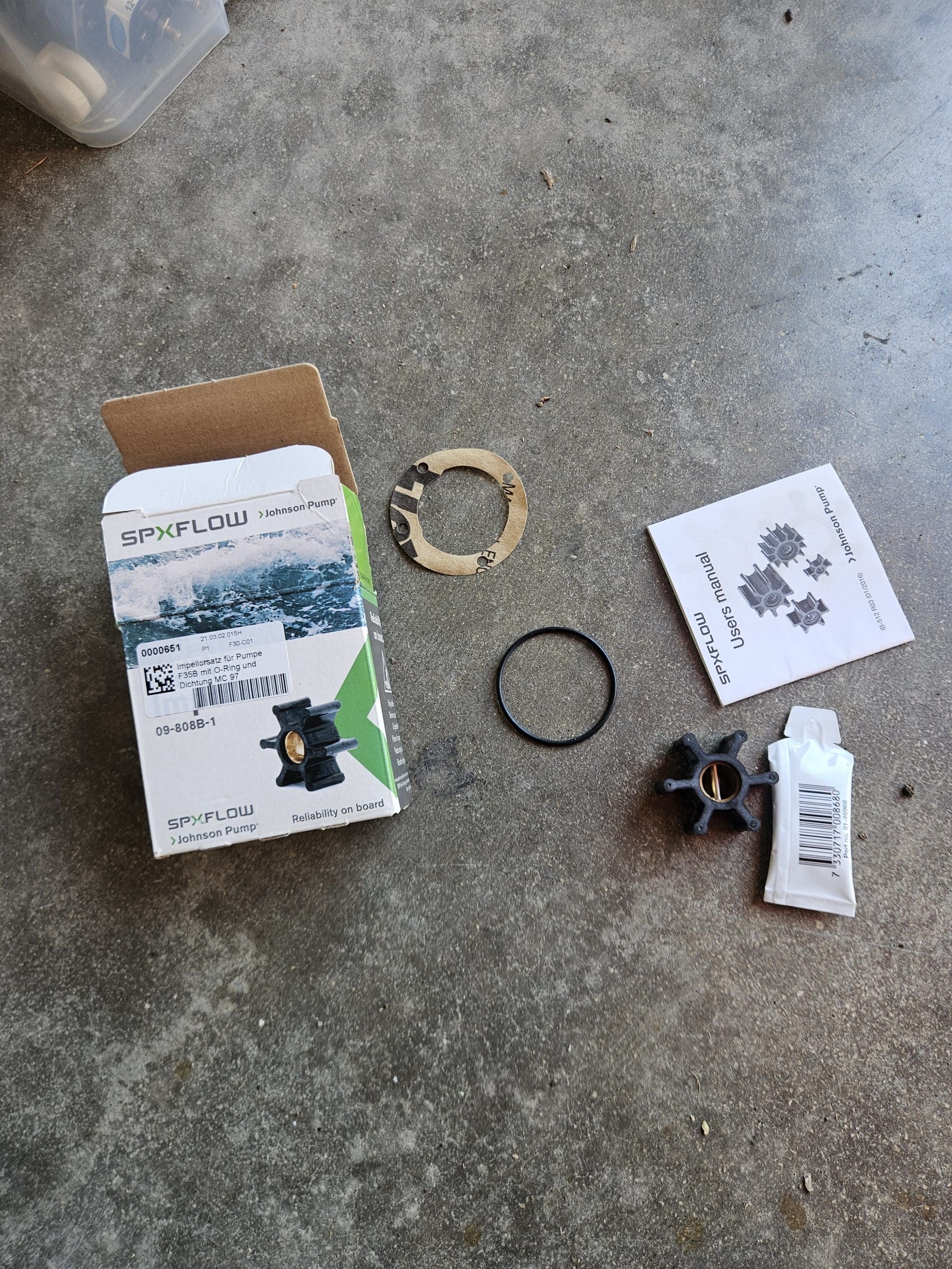 Kit turbine Johnson Pump 09-808B-1 pour pompe F35B