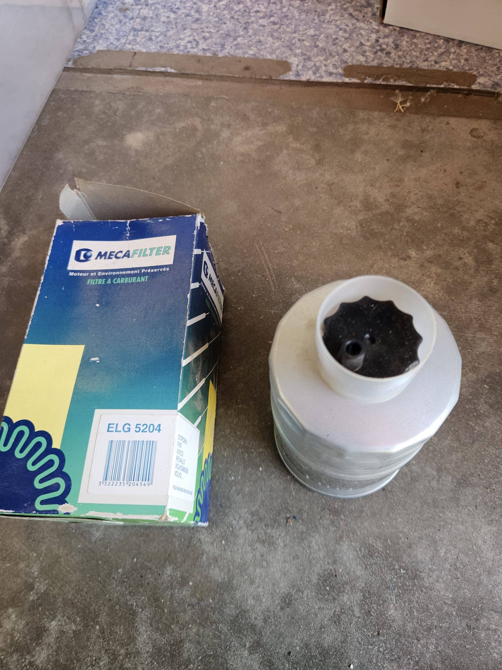 Filtre à carburant MECAFILTER ELG5204 pour moteurs diesel