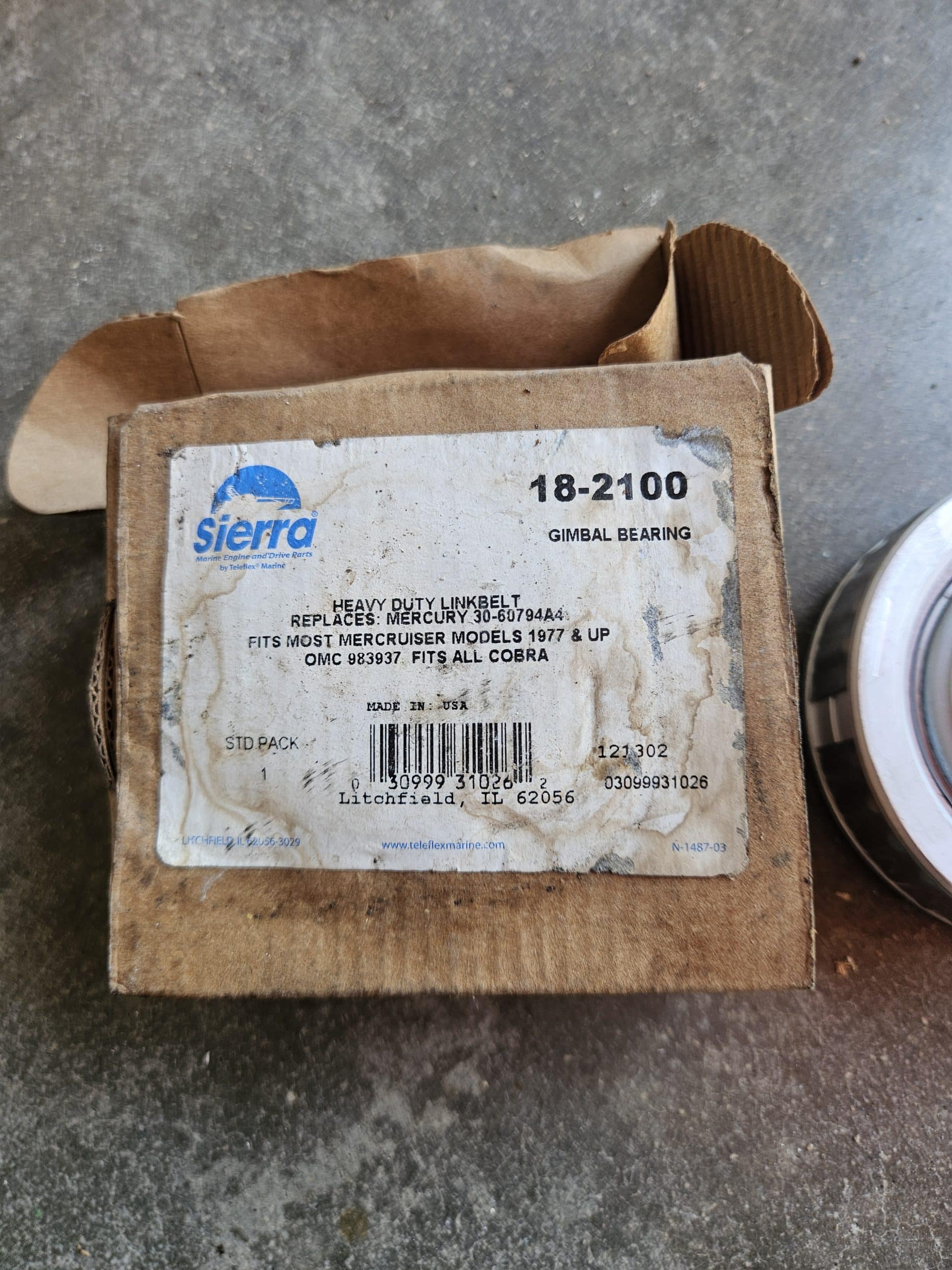 Roulement de cardan Sierra 18-2100 renforcé Link-Belt