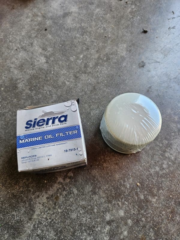 Filtre à huile Sierra 18-7915-1 pour moteurs hors-bord 4 temps
