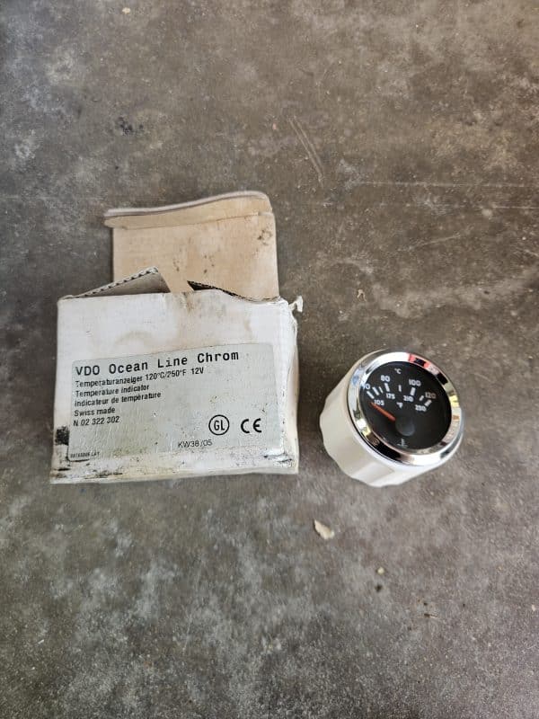 Indicateur de température VDO Ocean Line 01 211 102