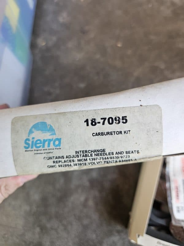 Kit carburateur Sierra 18-7095