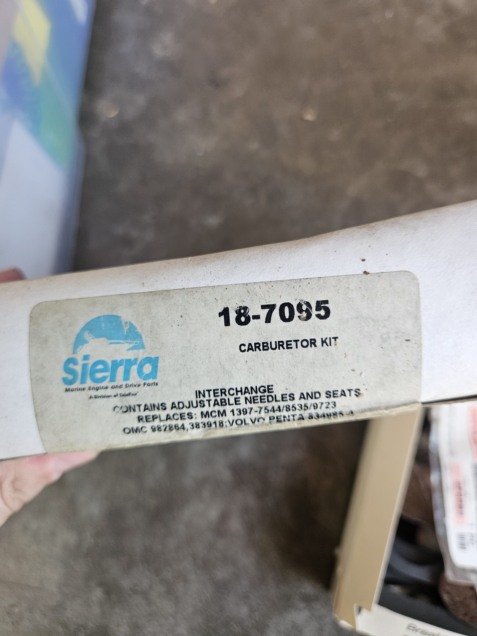 Kit carburateur Sierra 18-7095