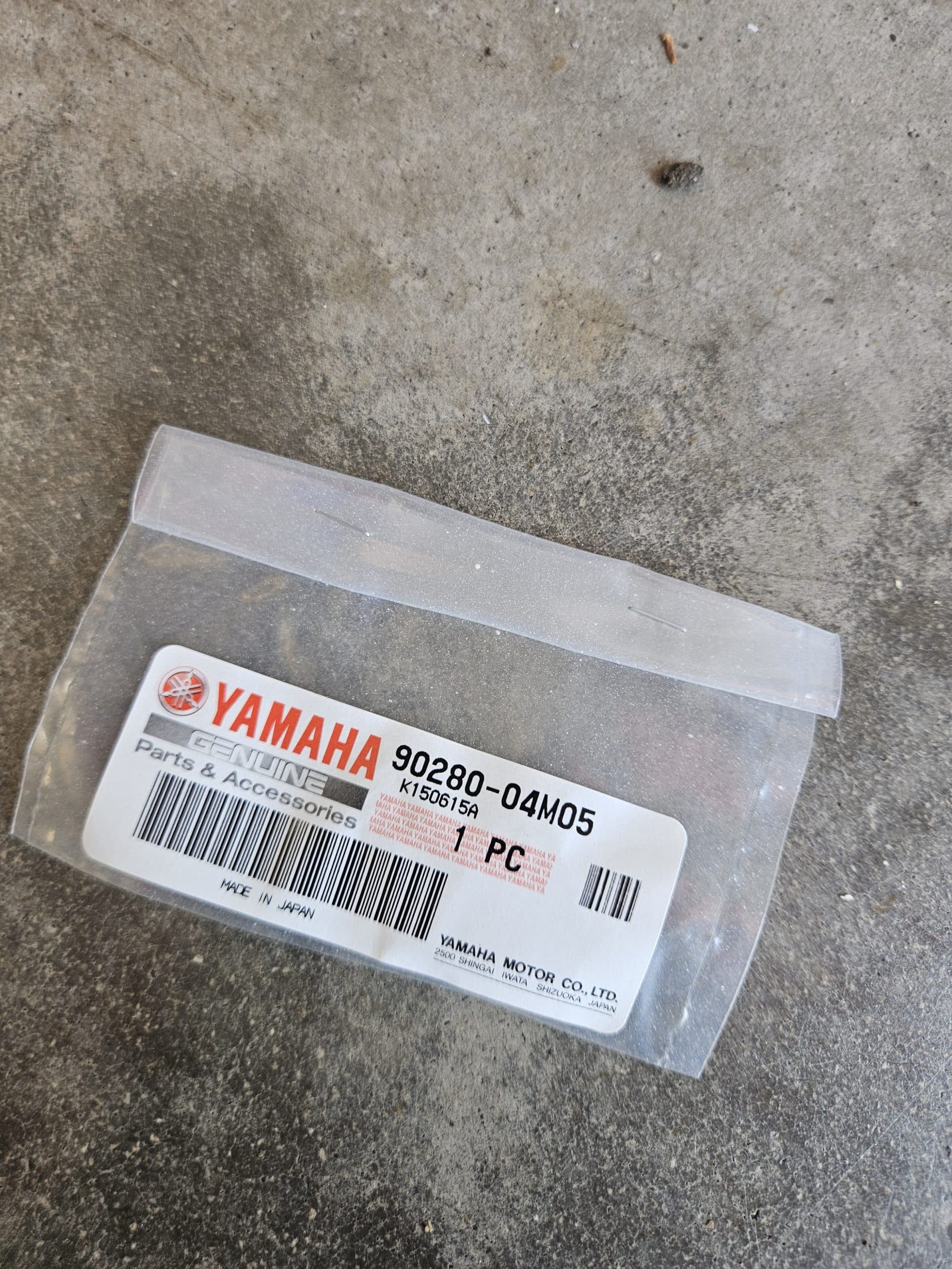 Clavette turbine Yamaha 90280-04M05