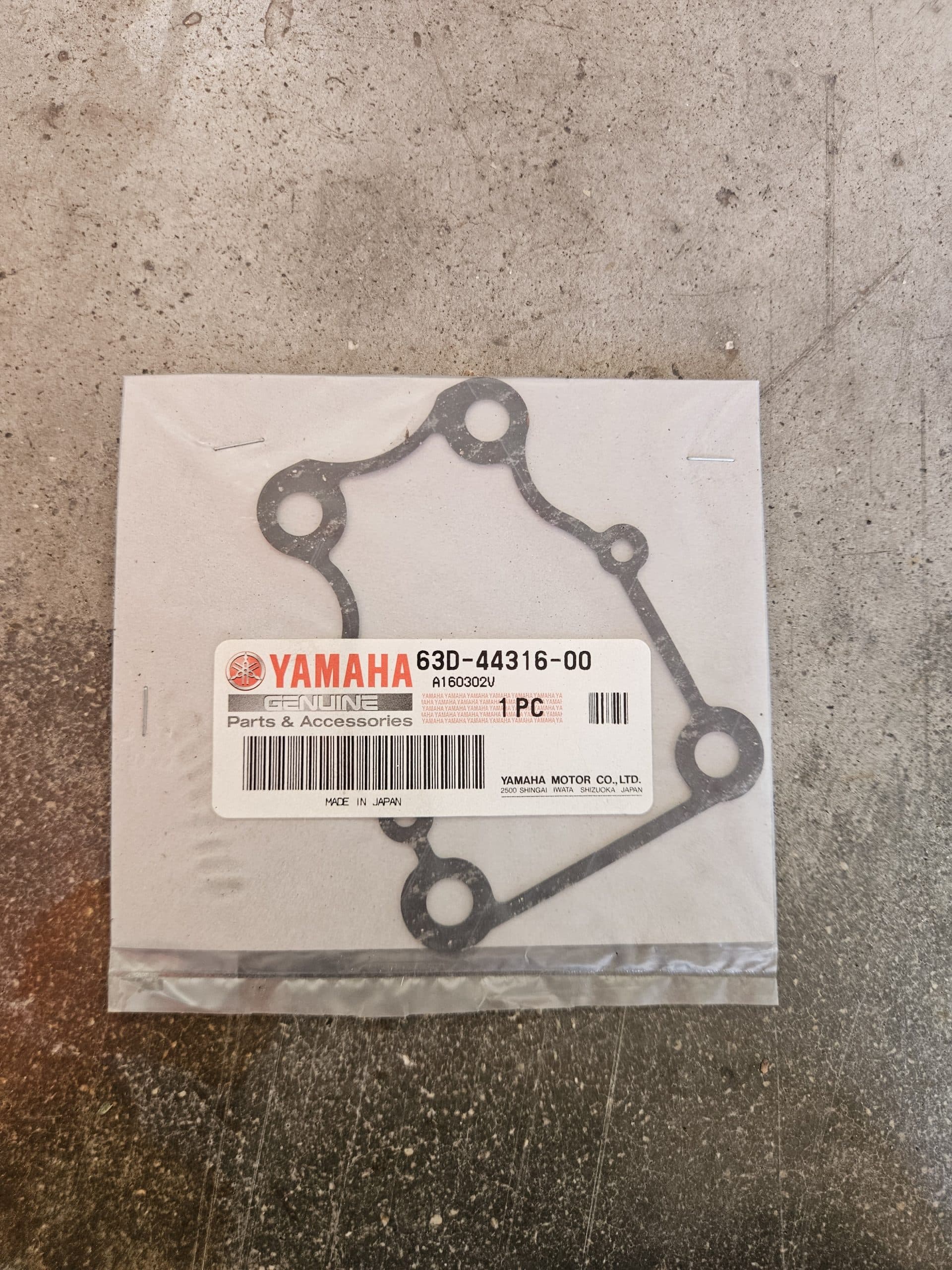 Joint d’étanchéité en caoutchouc Yamaha 63V-44368-00