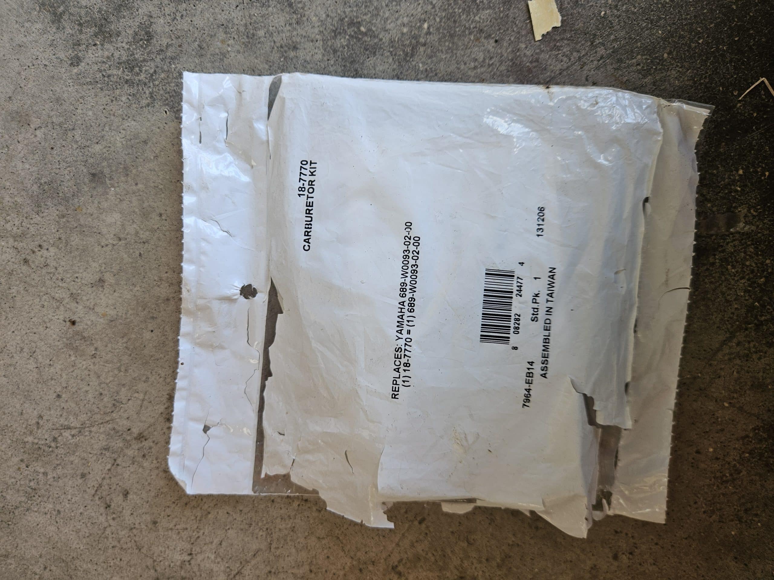 Kit réparation carburateur Sierra 18-7770