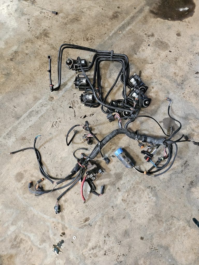 Faisceau complet avec bobines ficht ram evinrude 200cv
