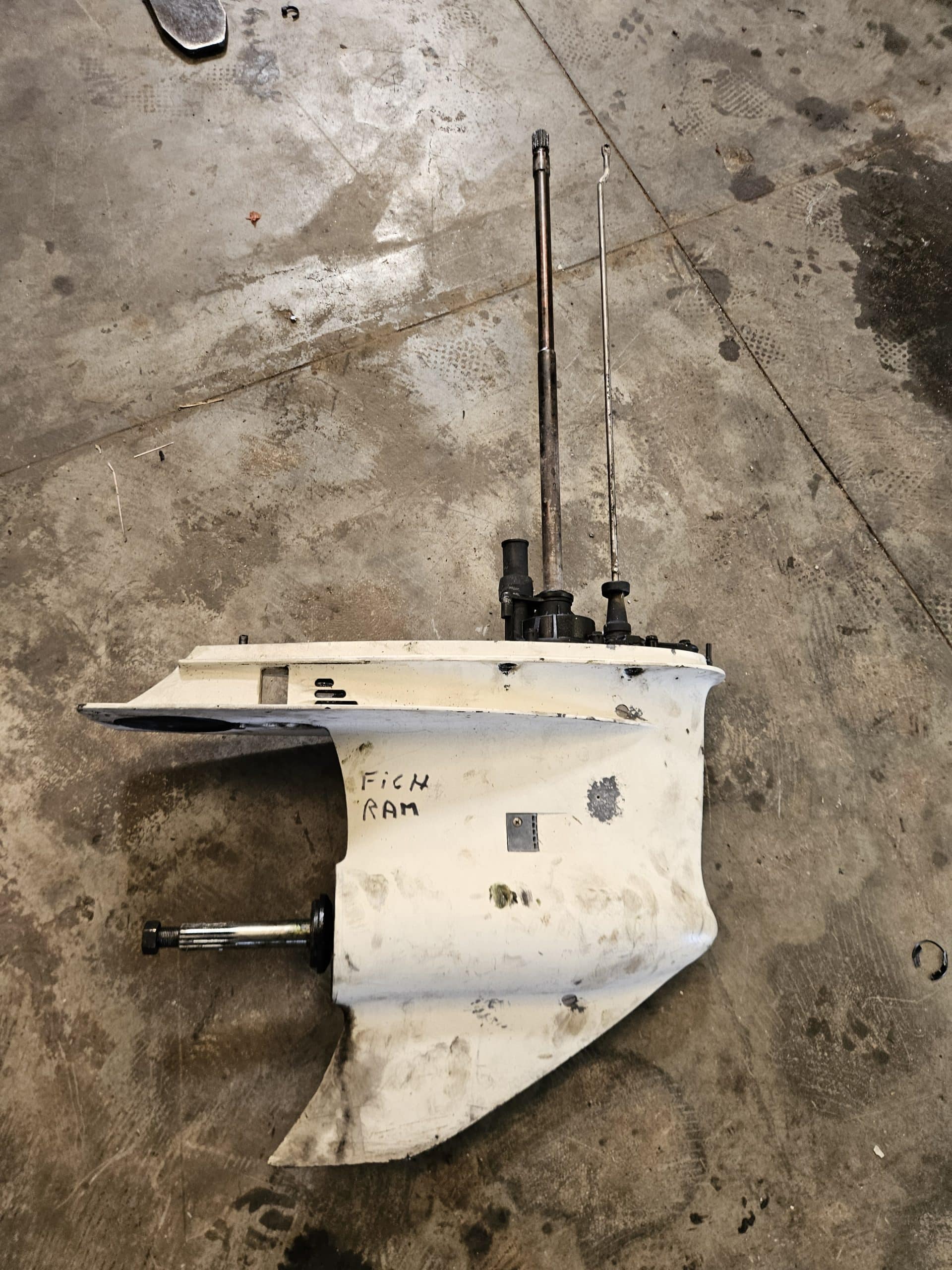 Embase L ficht ram Evinrude 200cv