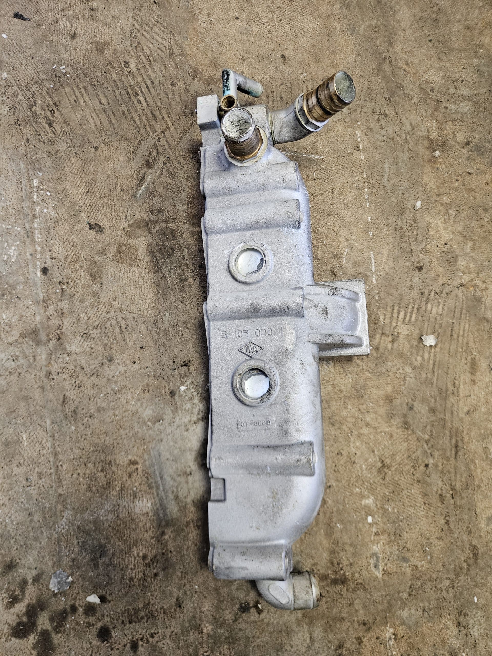 Collecteur echappement FNM diesel 5 cylindres