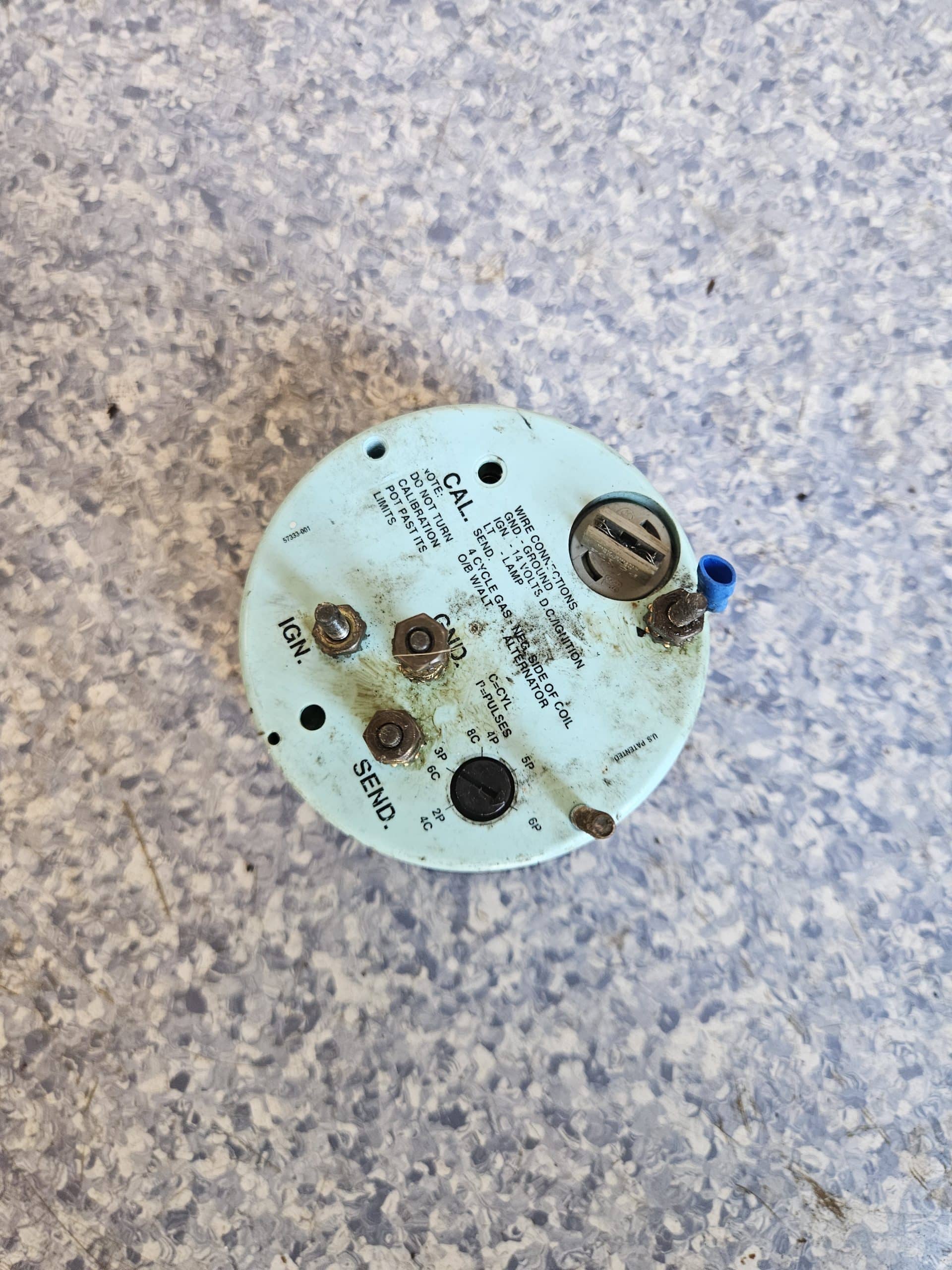 Compteur 6000RPM Mercury essence