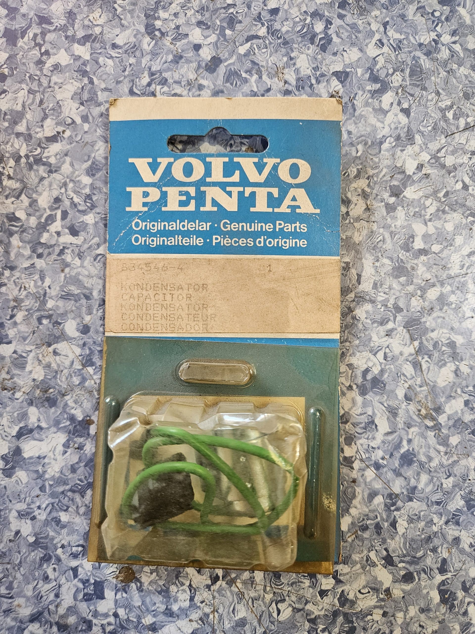 Condensateur d’allumage OEM Volvo Penta 834546‑4 (‑5, ‑6)