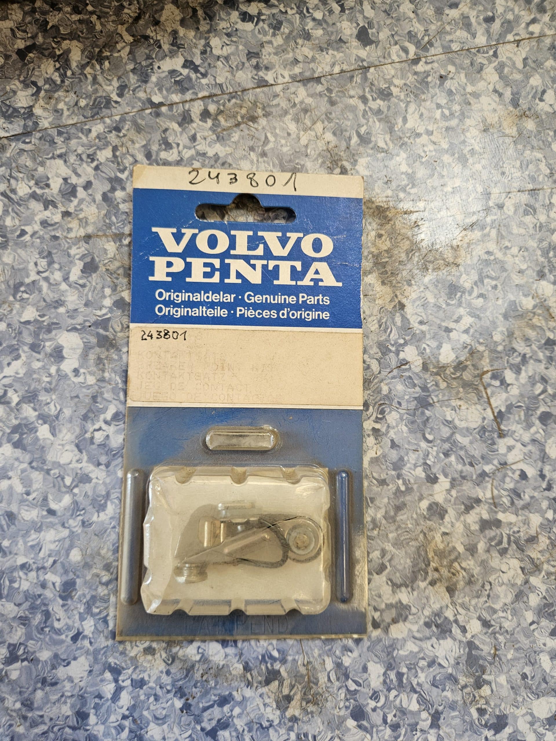 Jeu contacts / rupteur d’allumage Volvo Penta 243801