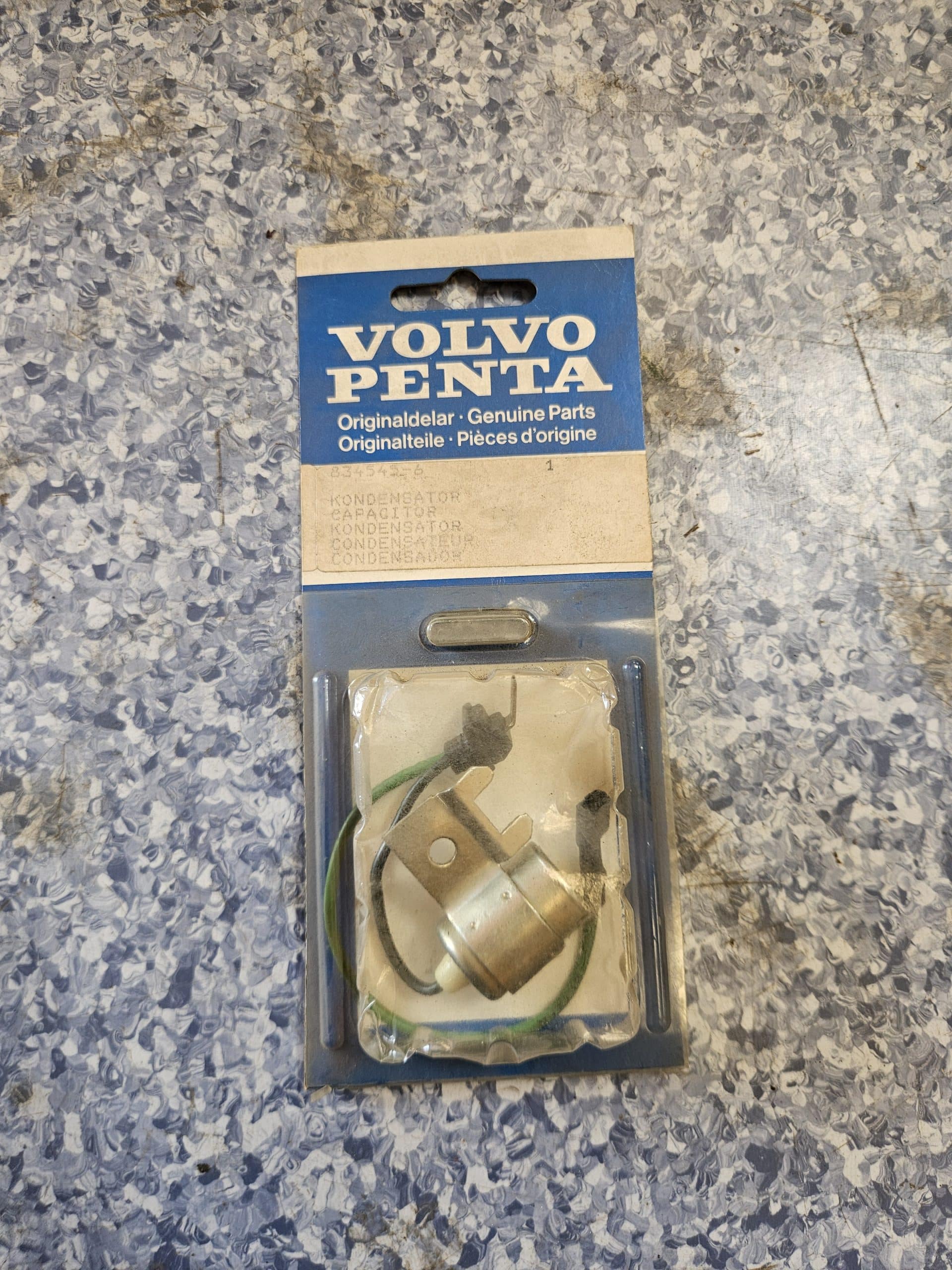 Condensateur d’allumage (OEM) Volvo Penta 834545‑6