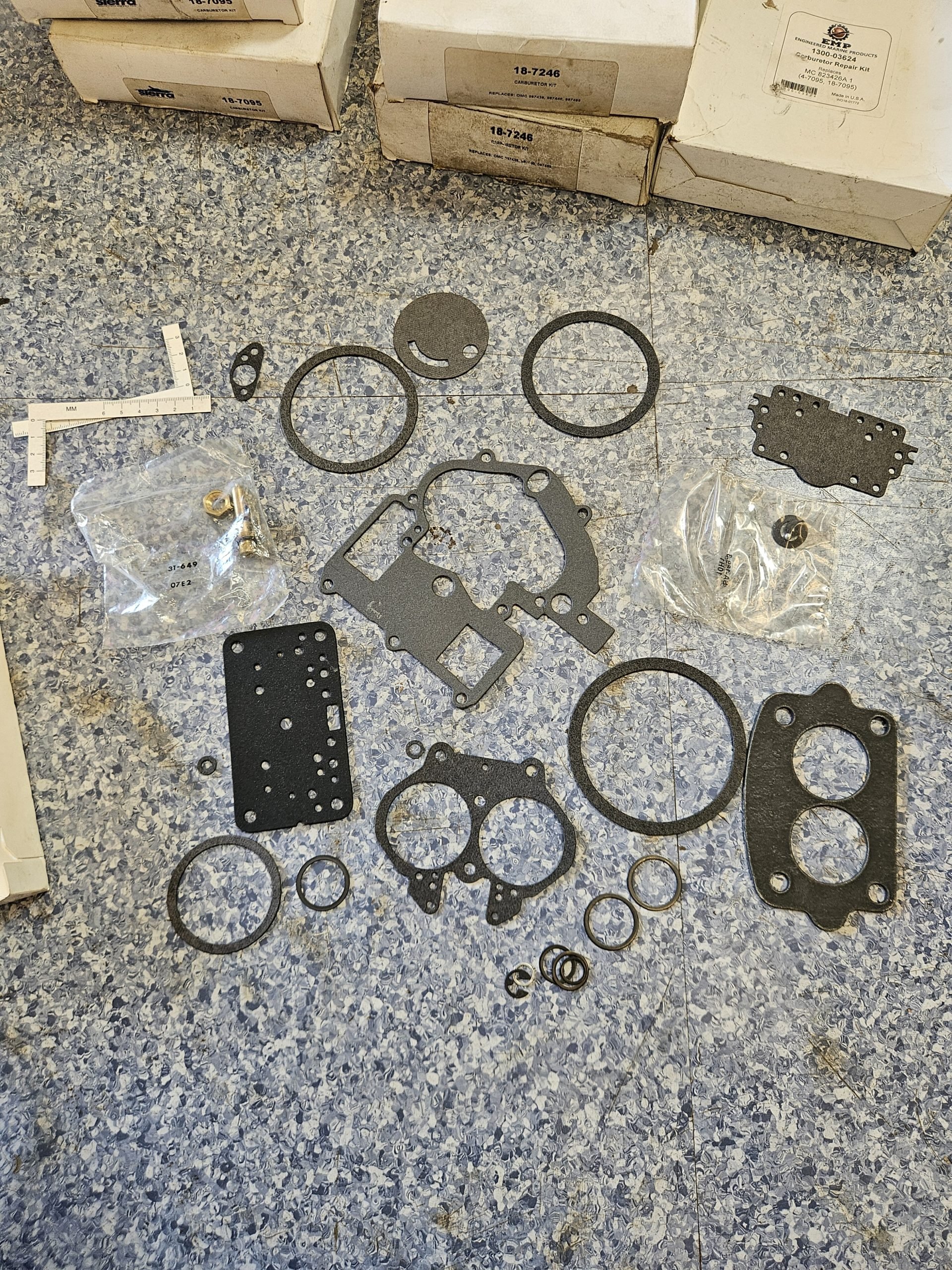 Kit réparation carburateur Holley 4BBL GLM 76096