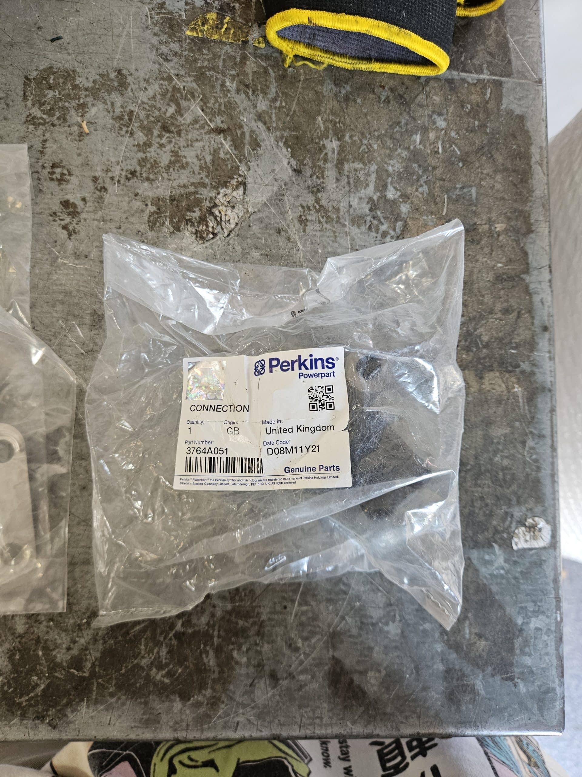 Pièce remplacement Perkins 3764A051