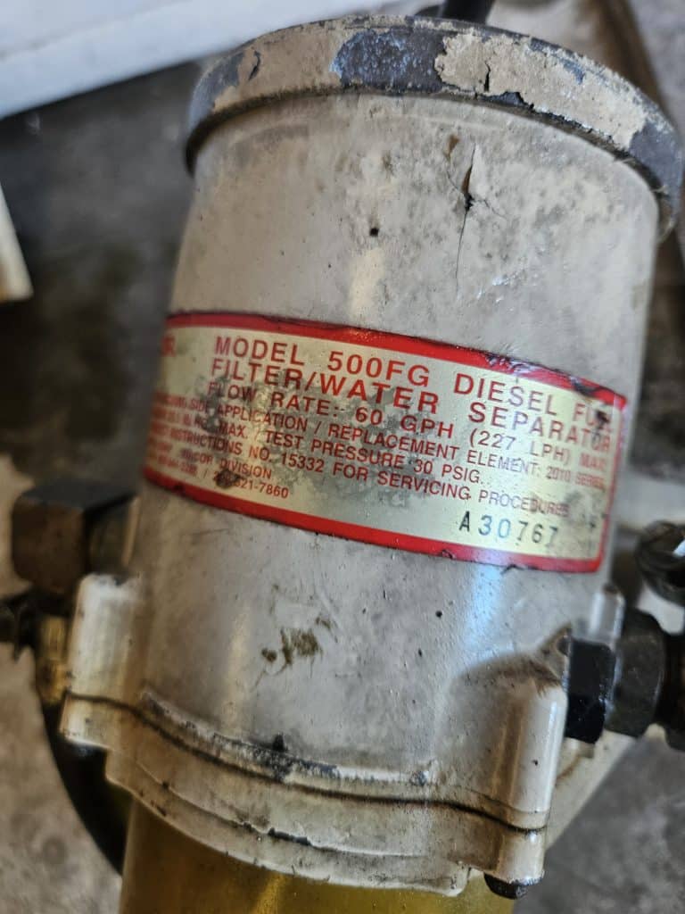 Filtre décanteur diesel Racor 500 FG neuf