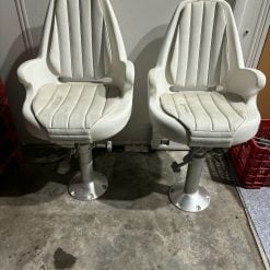 Siège bateau Vetus avec pied télescopique