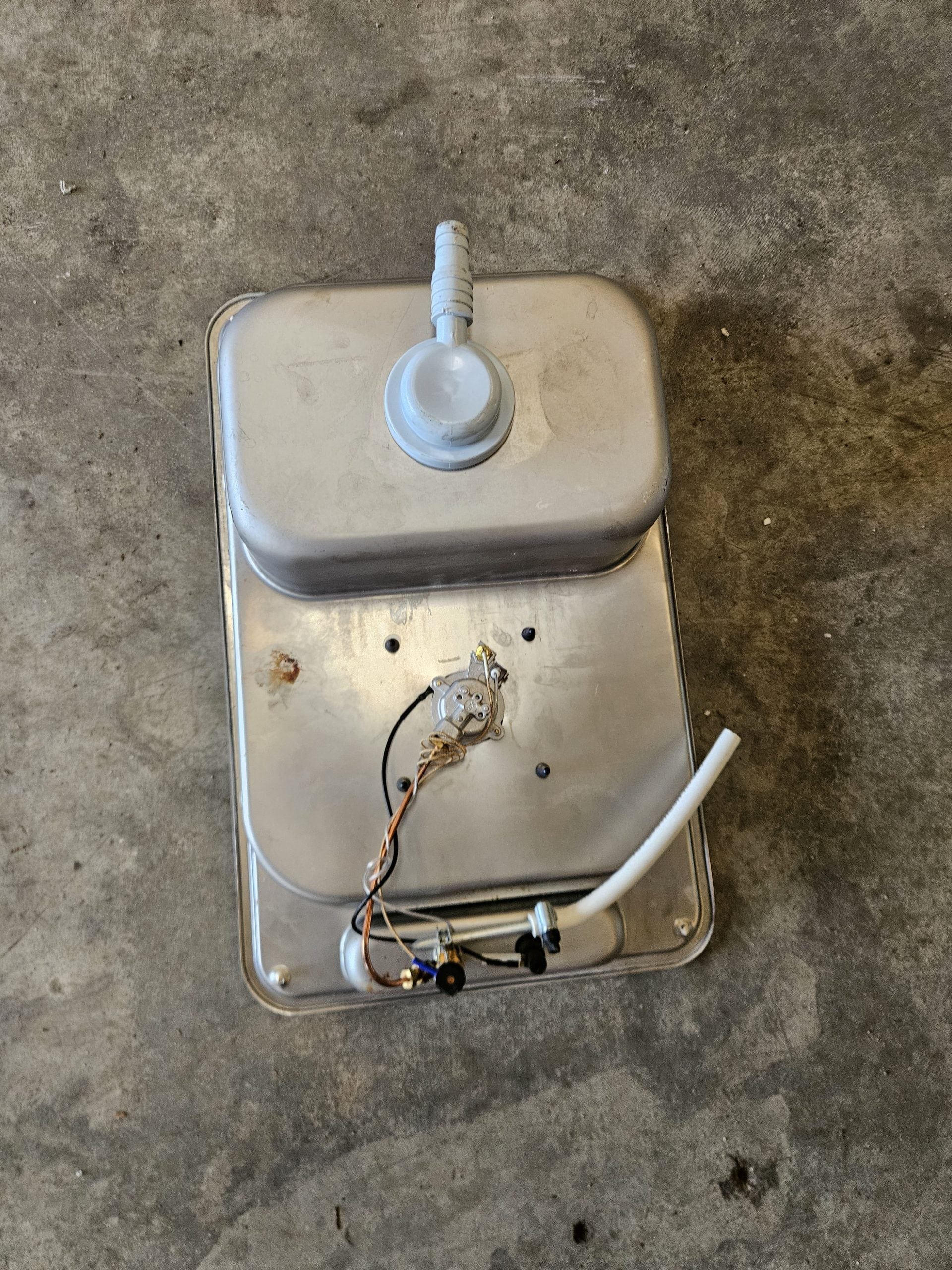 Plaque chauffante avec évier encastrable 54 x 34