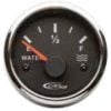 Indicateur niveau eau – CA-IN3220 – 12 V ; Ø52 mm ; fond noir ; VDO 10–180 ohms ; contour chromé