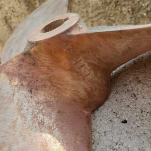 Hélice bronze diamètre 25 dimension 11x16