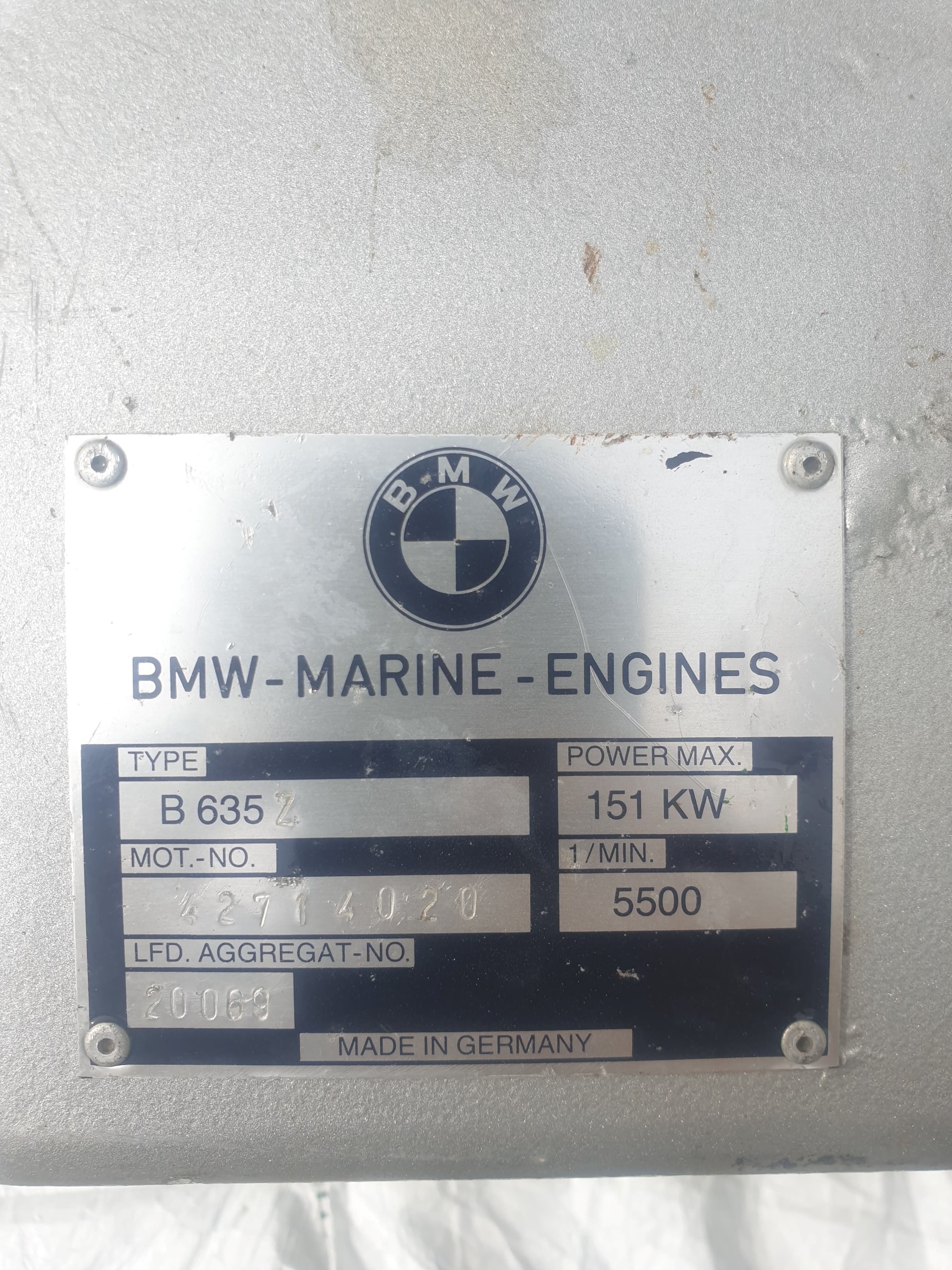 Echangeur eau douce BMW B635Z