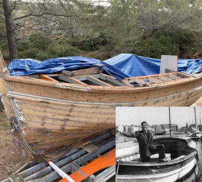 Restauration du bateau de Fernandel par Casse Marine Enlèvement
