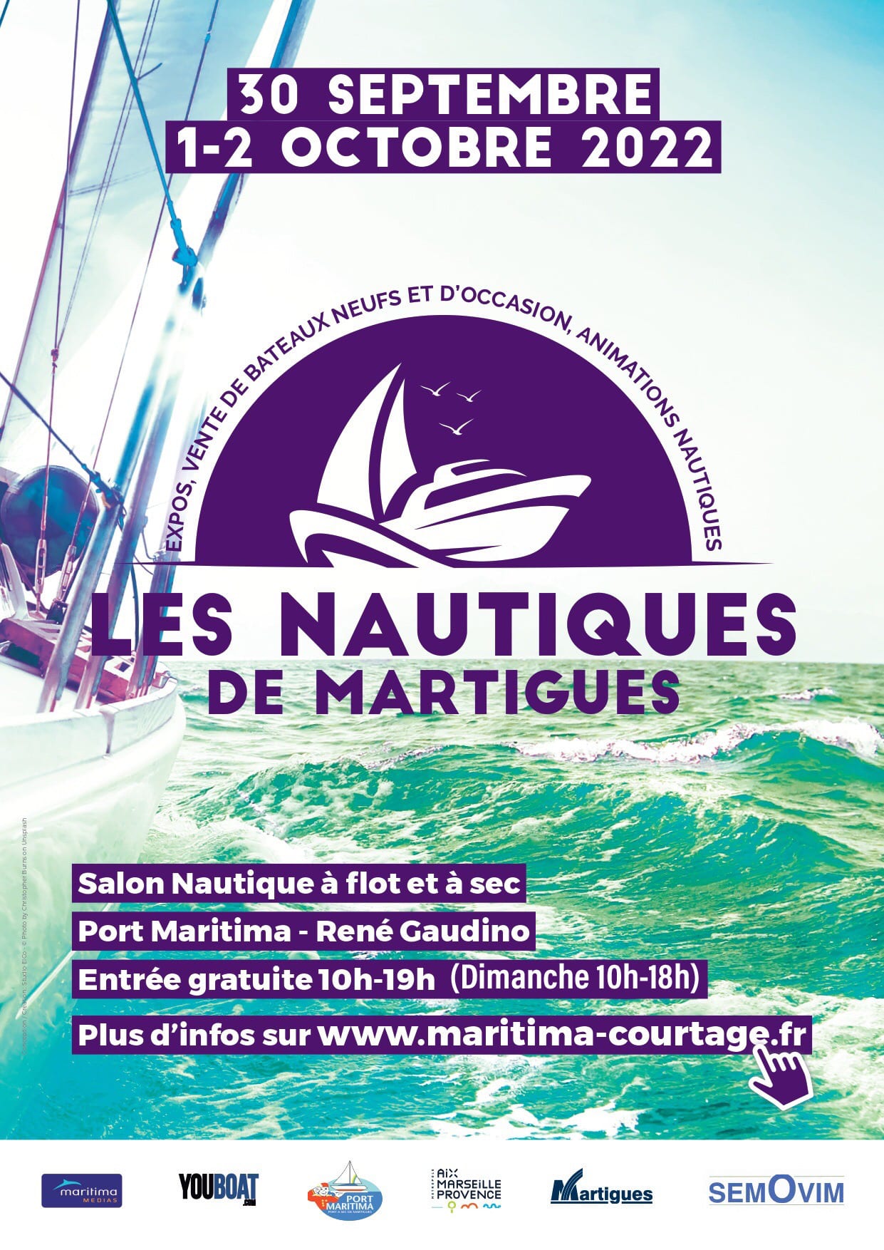 Les nautiques de Martigues 2022 mit Casse marine enlèvement