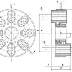 Alternative view of Accouplement élastique Reggiani Nautica