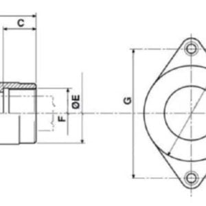 palier arrière bronze
