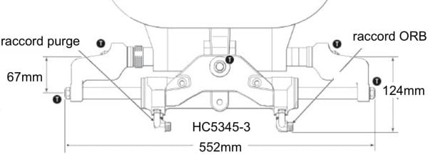 Vérin hydraulique Seastar bateau HB