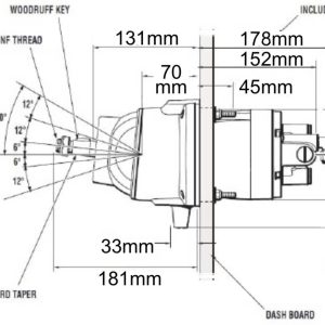 Pompe hydraulique Seastar Classic Tilt