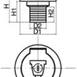 Nable de remplissage laiton
