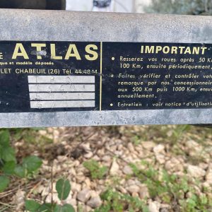 Remorque bateau atlas 3540 occasion