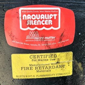 Naqualift Silencer Marine Exhaust Muffler