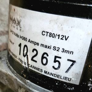 Propulseur d'etrave Max Power CT80